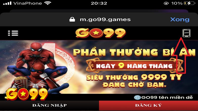 Tải app Go99 cho IOS